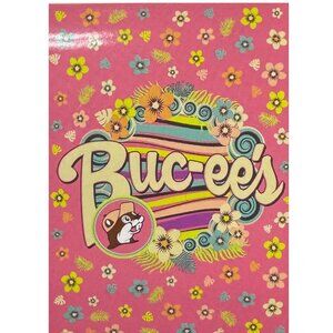 Buc-Ees Fleece Throw Blanket 50" X 70" Soft & Comfy Multicolor Floral Design